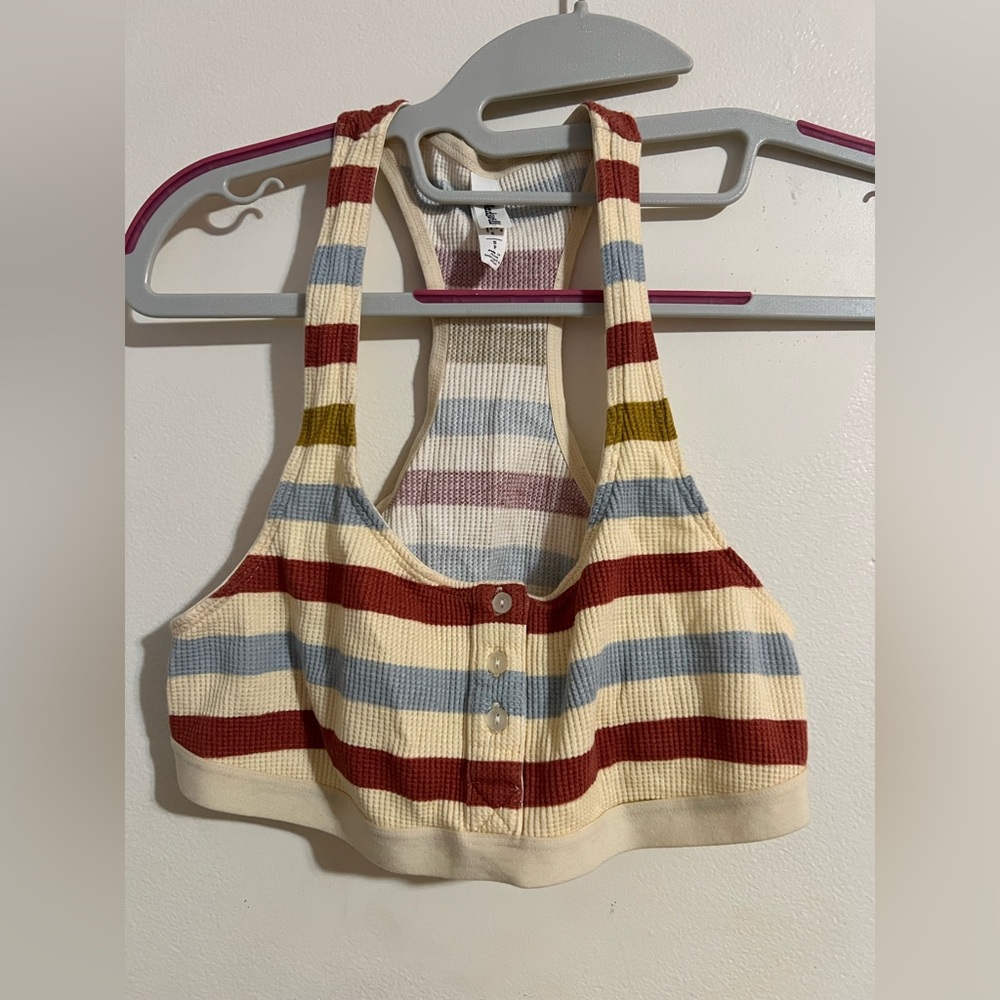 Madewell Multicolor Striped Racerback Bra